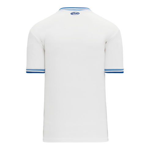 Athletic Knit V-Neck Baseball Jersey with Knitted Trim (BA1333)